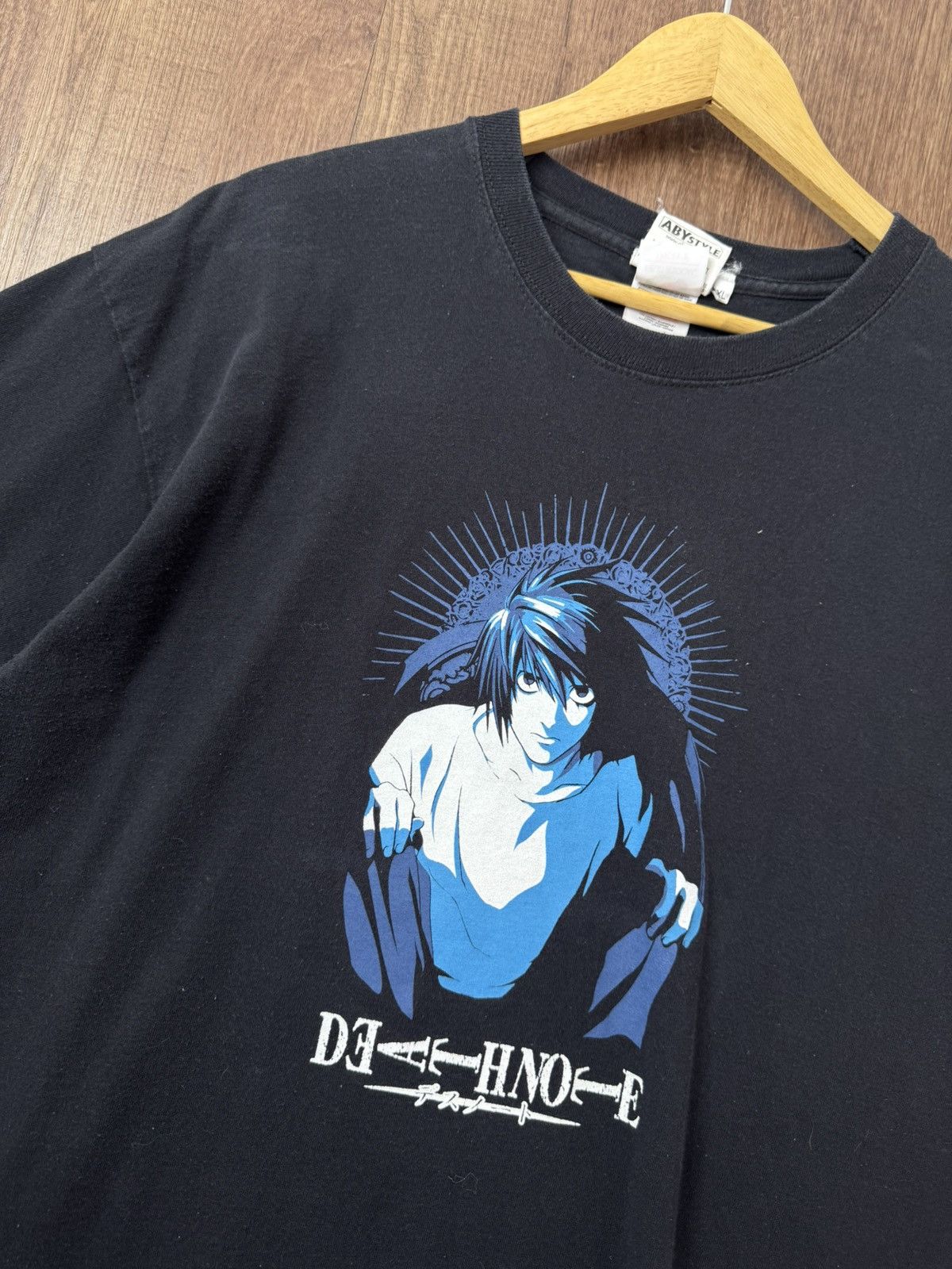 Anime VINTAGE Y2K DEATH NOTE CHARACTER L Tee Size US XL / EU 56 / 4 - 1 Thumbnail