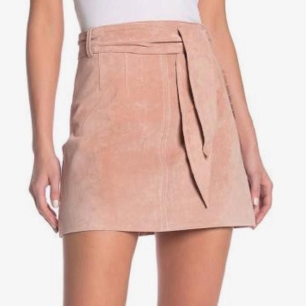 BLANKNYC BlankNYC l Pink Leather A-Line Skirt Size 24 Size 24" / US 00 / IT 34 - 1 Thumbnail