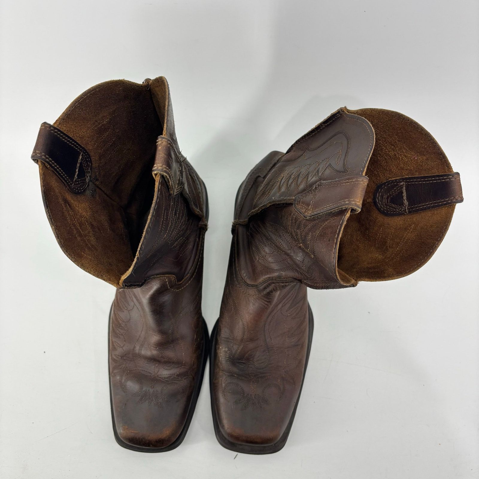 Ariat Ariat Boots Mens Size 10.5 D Brown Leather Western SquareToe Size US 10.5 / EU 43-44 - 13 Thumbnail