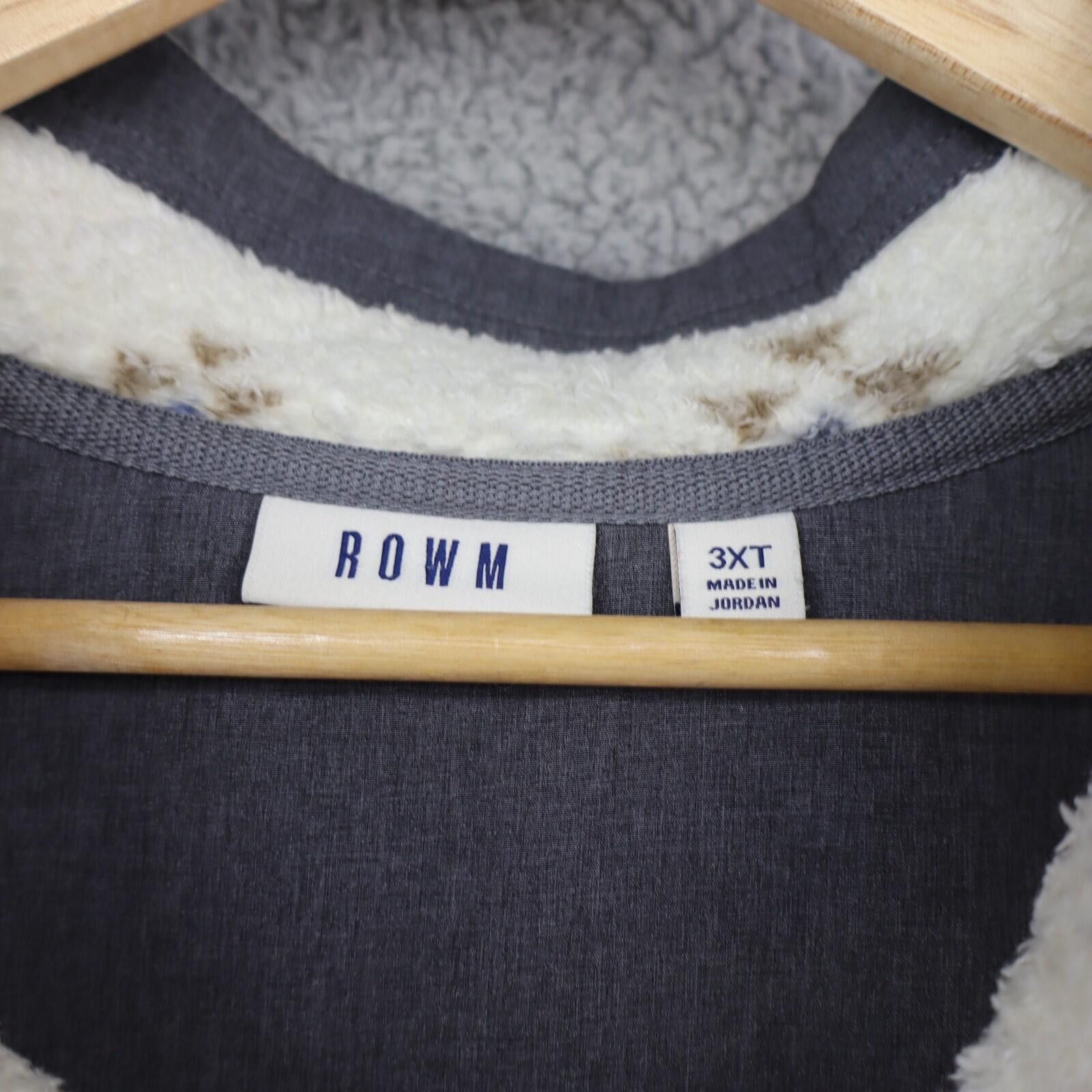 The Row Men 3XT Aztec Sweatshirt 1/4 Snap Lodge Ski Mountain ROWM Size US XXL / EU 58 / 5 - 8 Thumbnail