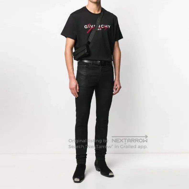 Givenchy Givenchy Black Embroidered T-Shirt (Unisex) Size US M / EU 48-50 / 2 - 9 Thumbnail