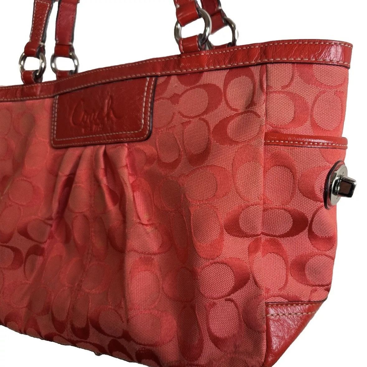 Coach Vintage Canvas and Leather Coach Shoulder Bag Size ONE SIZE - 3 Thumbnail