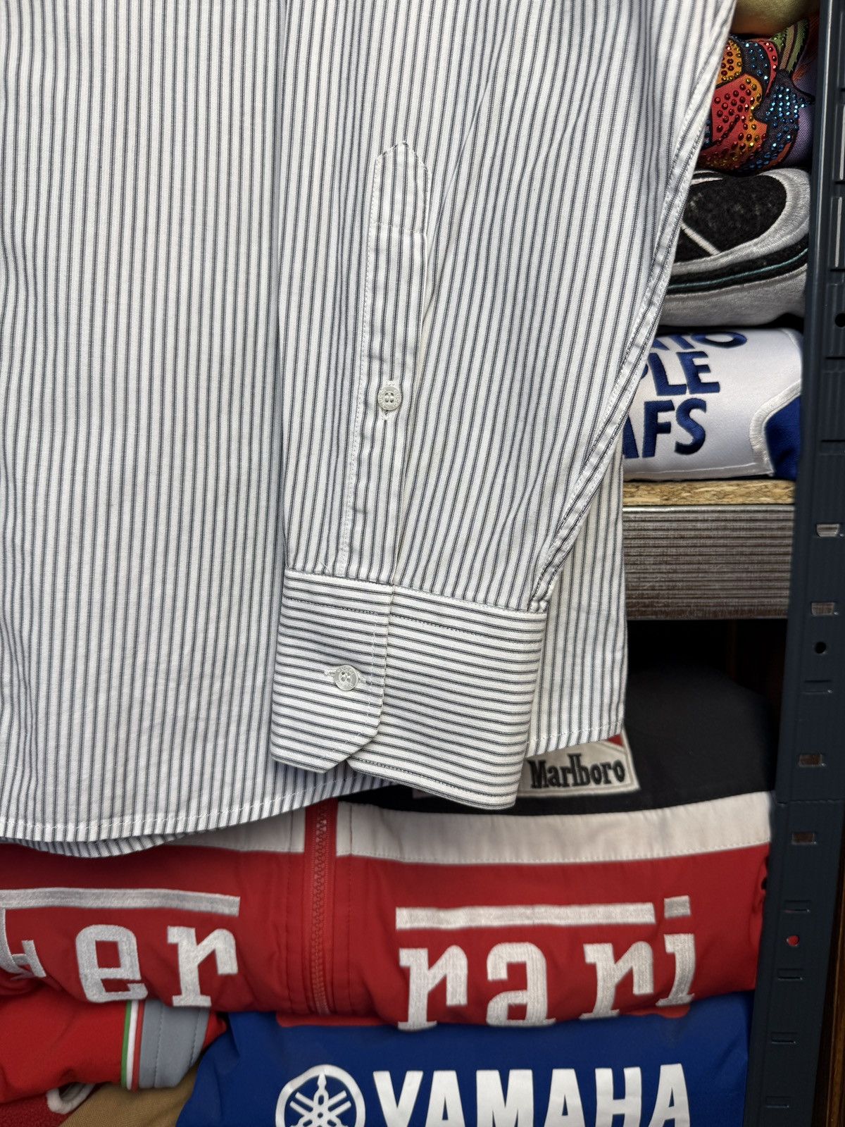 Gucci Gucci Striped Shirt Luxury Size US L / EU 52-54 / 3 - 5 Thumbnail