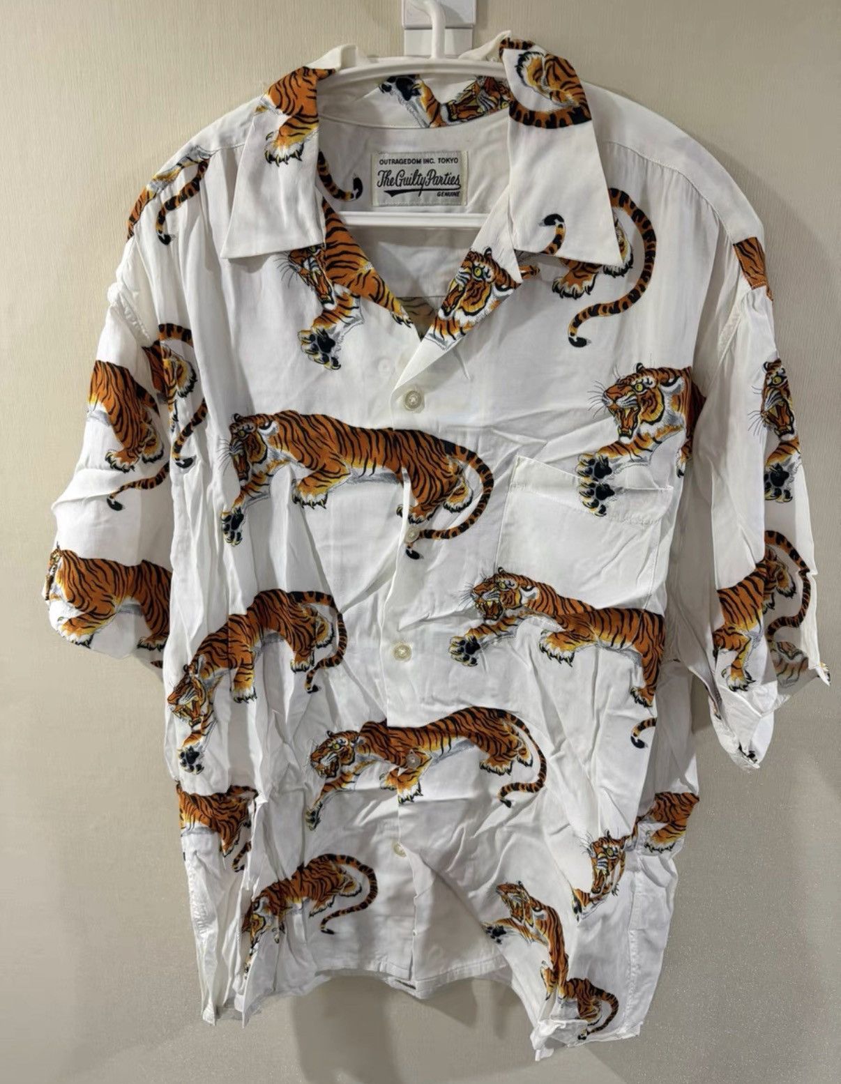 Wacko Maria WACKO MARIA Hundred Tigers Short Sleeve Shirt Size US XL / EU 56 / 4 - 1 Thumbnail