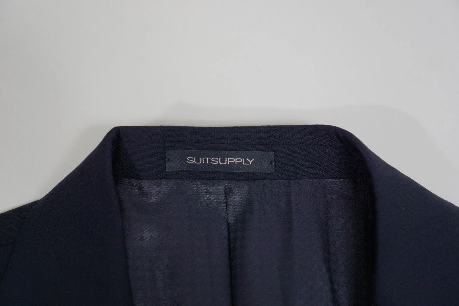 Suitsupply Men Suitsupply Blazer La Spalla Navy Blue 120's Wool UK/US44 Size 44R - 3 Thumbnail