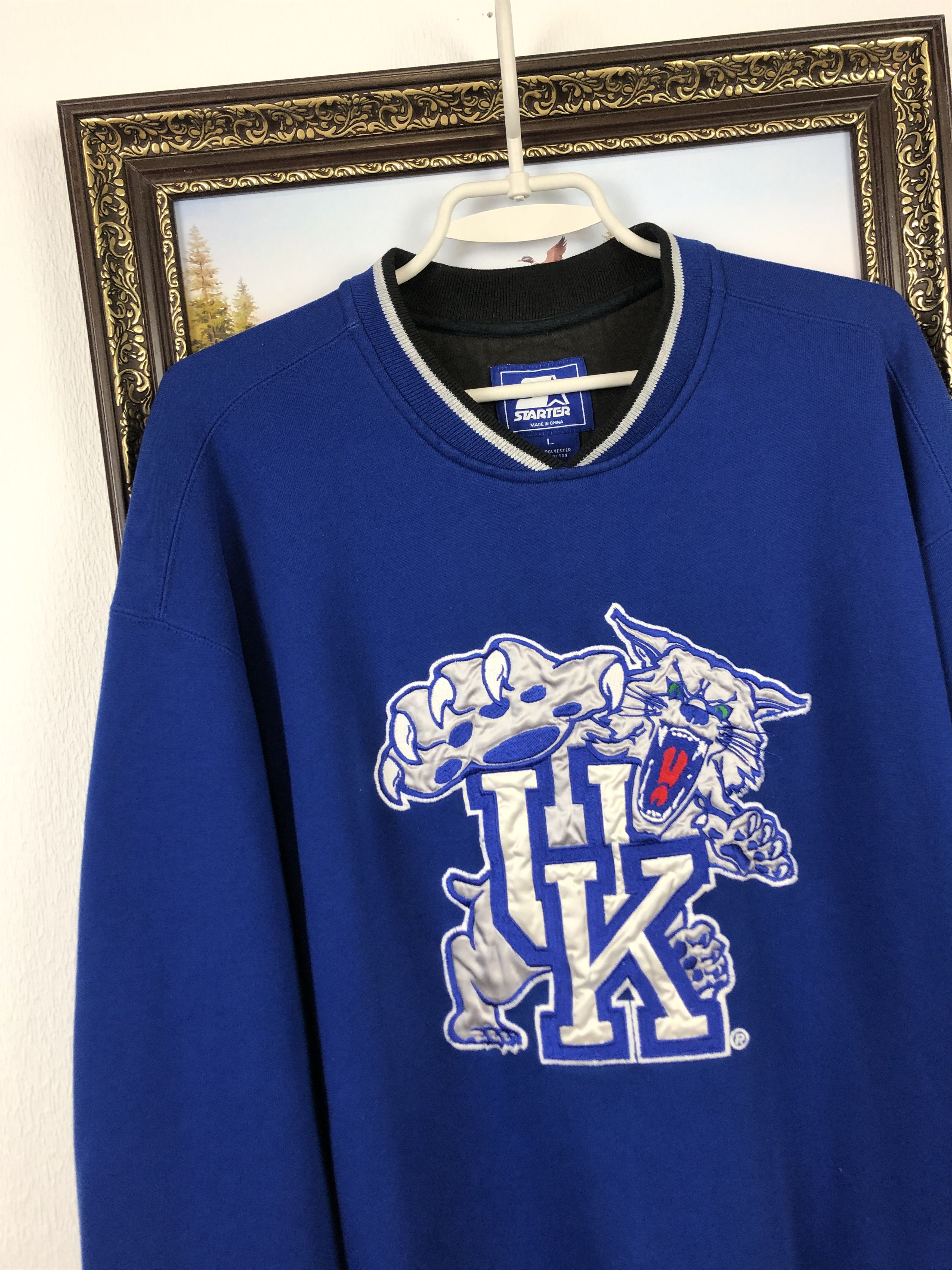 Starter Vintage UK Kentucky Wildcats Basketball Starter Sweatshirt Size US L / EU 52-54 / 3 - 3 Thumbnail