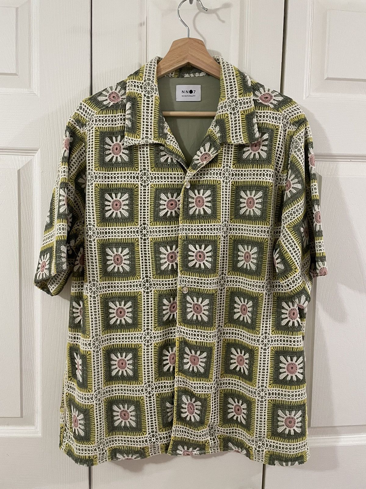 image of Nn07 Julio Shirt 5391 in Pale Green, Men's (Size XL)