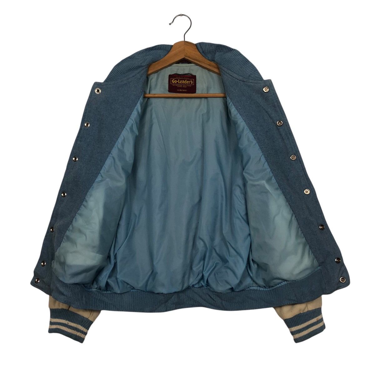 Japanese Brand × Vintage 📌Vintage Jumper Varsity Jacket Go Leaders Haward Big Logo Size US M / EU 48-50 / 2 - 13 Thumbnail