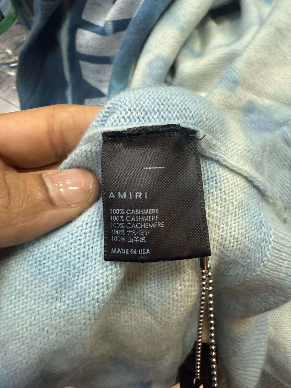 Amiri Amiri TIE DYE KNIT FOOTBALL JERSEY Size US S / EU 44-46 / 1 - 6 Thumbnail