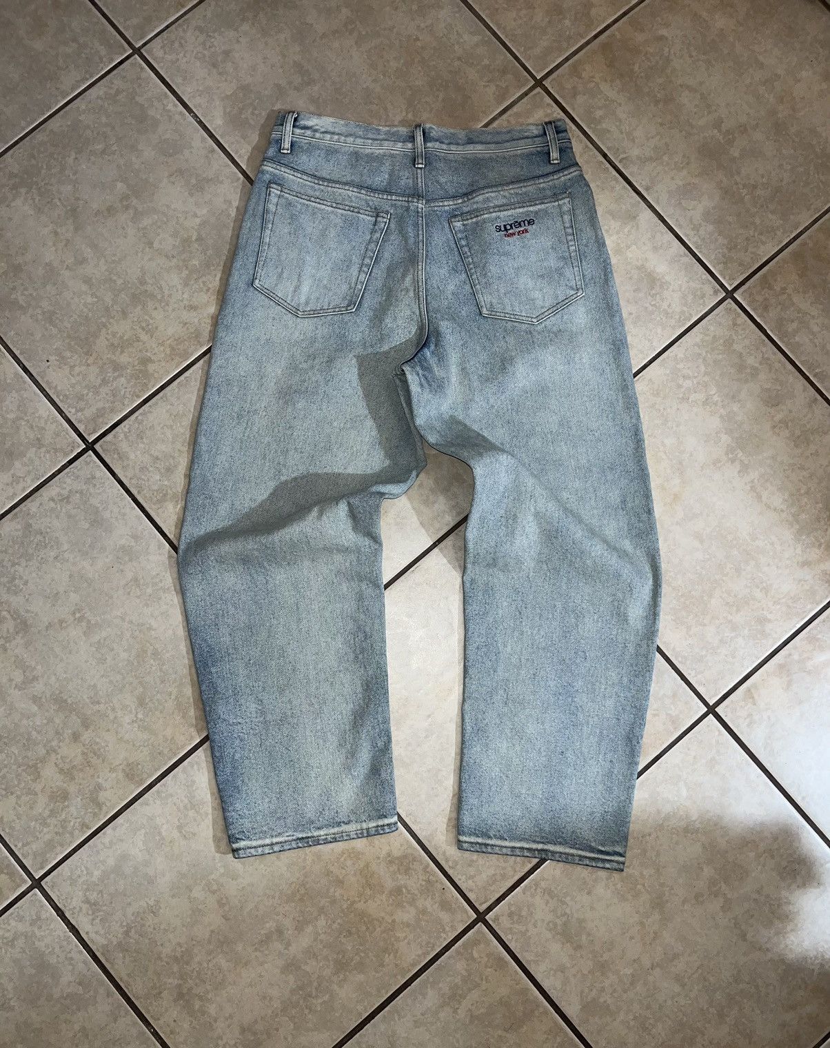 Supreme Supreme Dirty Indigo Denim | Grailed