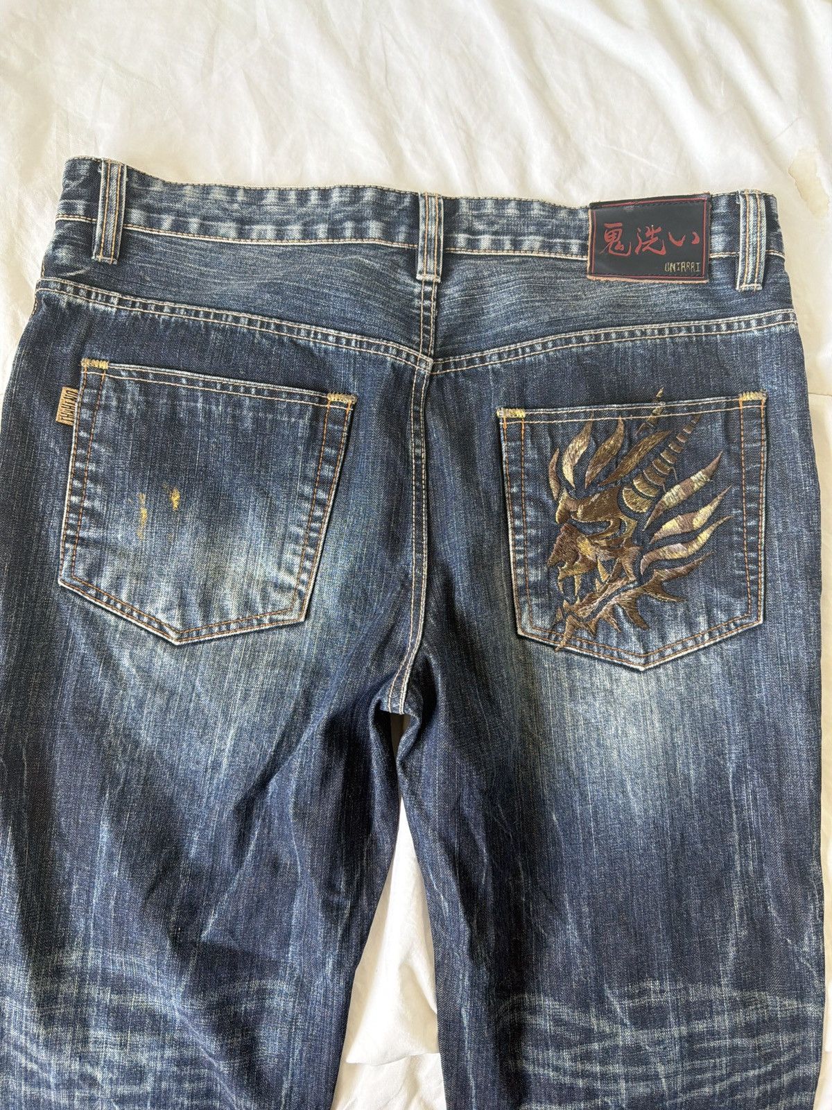 Other RETRO JAPANESE DENIM ONIARAI Size US 30 / EU 46 - 2 Thumbnail