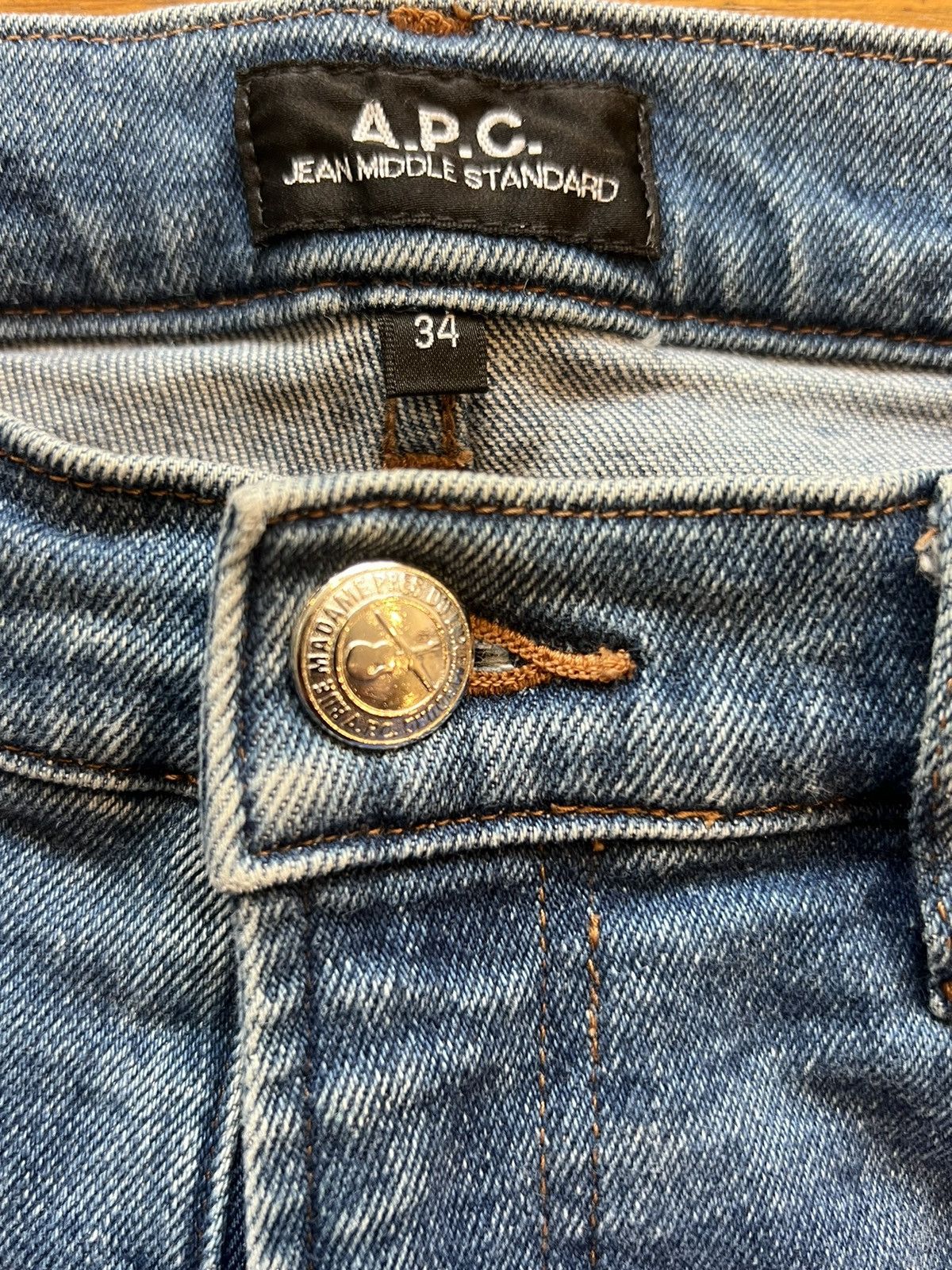 A.P.C. A.P.C. Middle standard denim jeans Size US 34 / EU 50 - 4 Thumbnail
