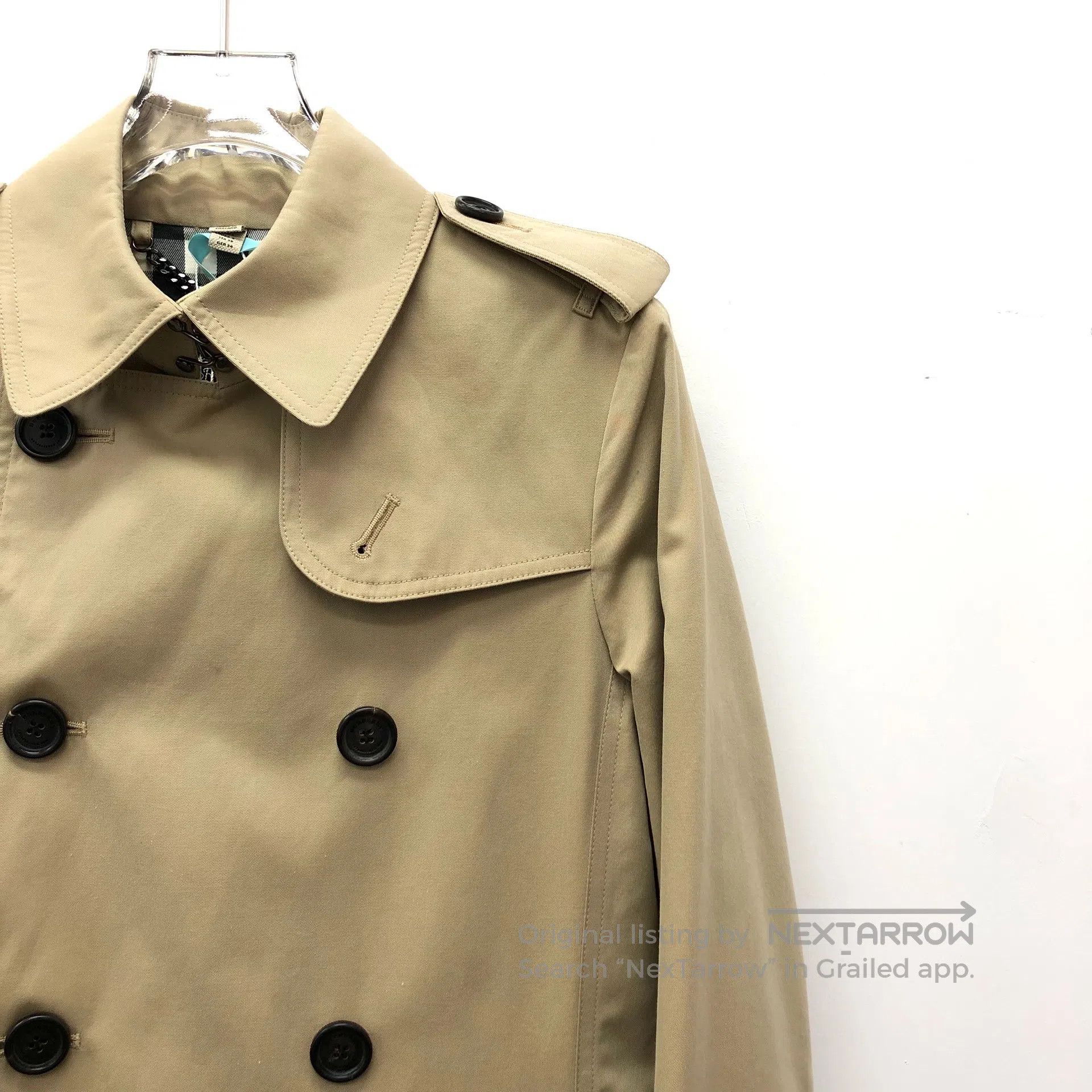Burberry Burberry Brown Lapel Double-breasted Long-sleeve Belted Tr Size XS / US 0-2 / IT 36-38 - 3 Thumbnail