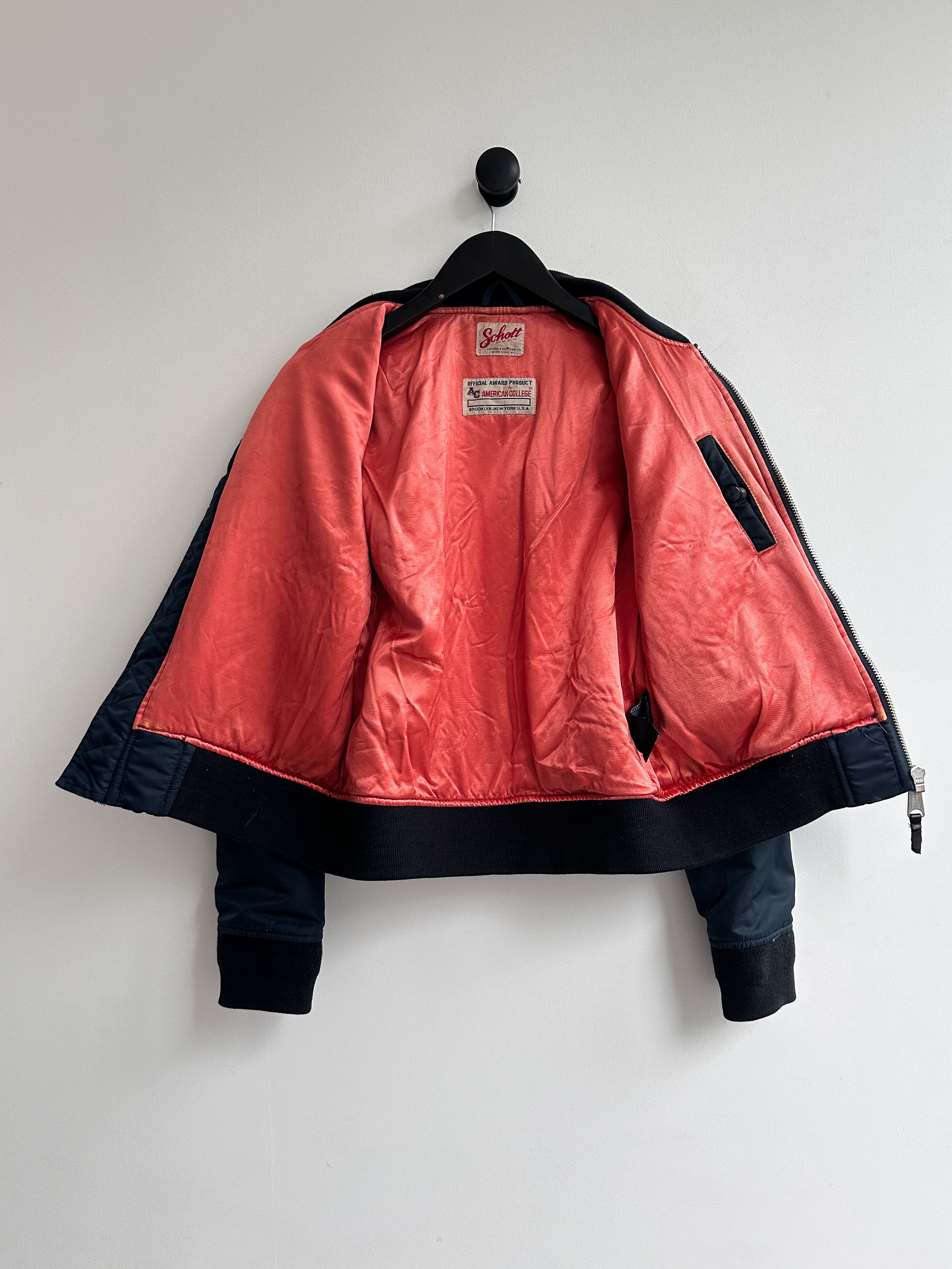 Schott Vintage Schott Bomber Jacket Size L / US 10 / IT 46 - 6 Thumbnail