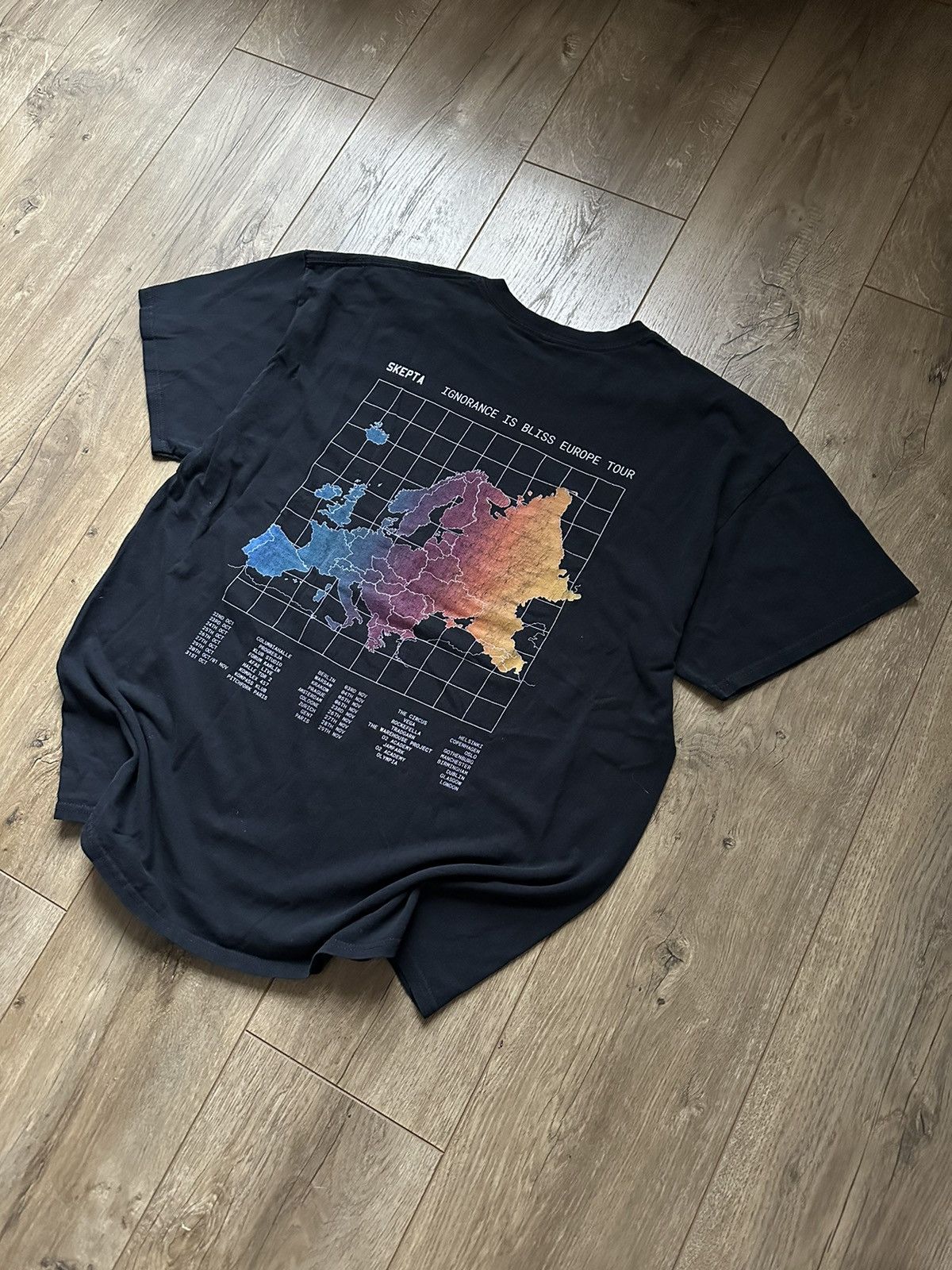 Rap Tees SKEPTA IGNORANCE IS BLISS EUROPE TOUR TEE Size US XL / EU 56 / 4 - 2 Thumbnail