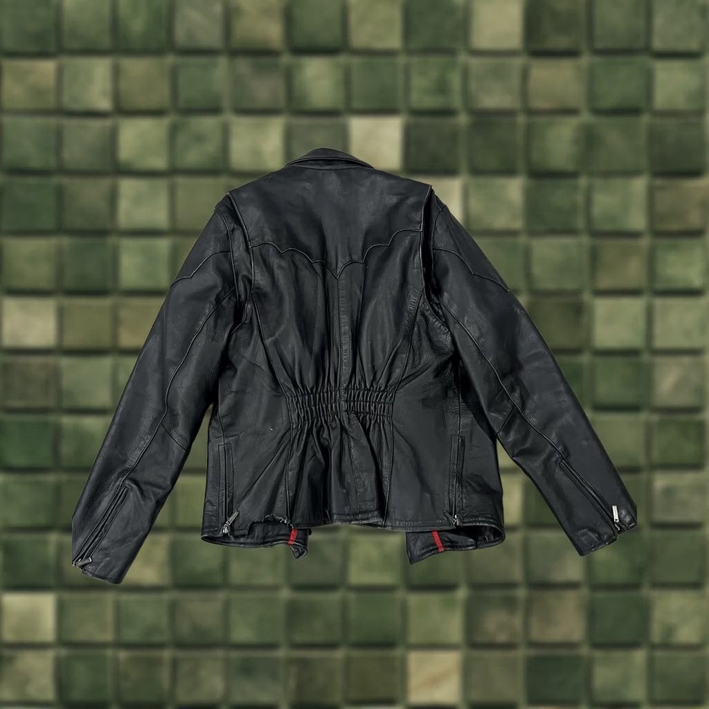 Vintage VINTAGE Milwaukee Leather Motorcycle Jacket Desperado Biker 2XL Black Distressed All Seasons Zipper Pocketes Ladies? Size US XXL / EU 58 / 5 - 1 Thumbnail