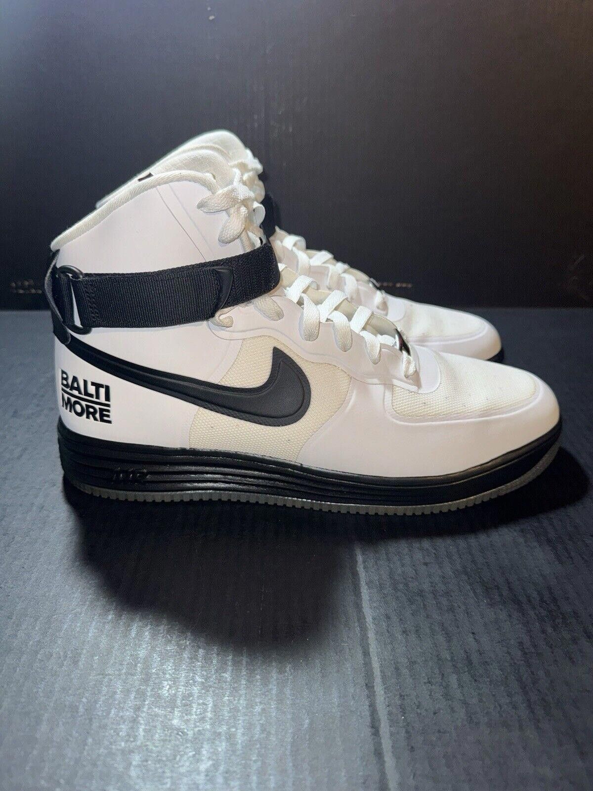 Nike Nike Lunar Force 1 HYP HI Baltimore 617899-100 Sz 11.5 w BOX Size US 11.5 / EU 44-45 - 1 Thumbnail