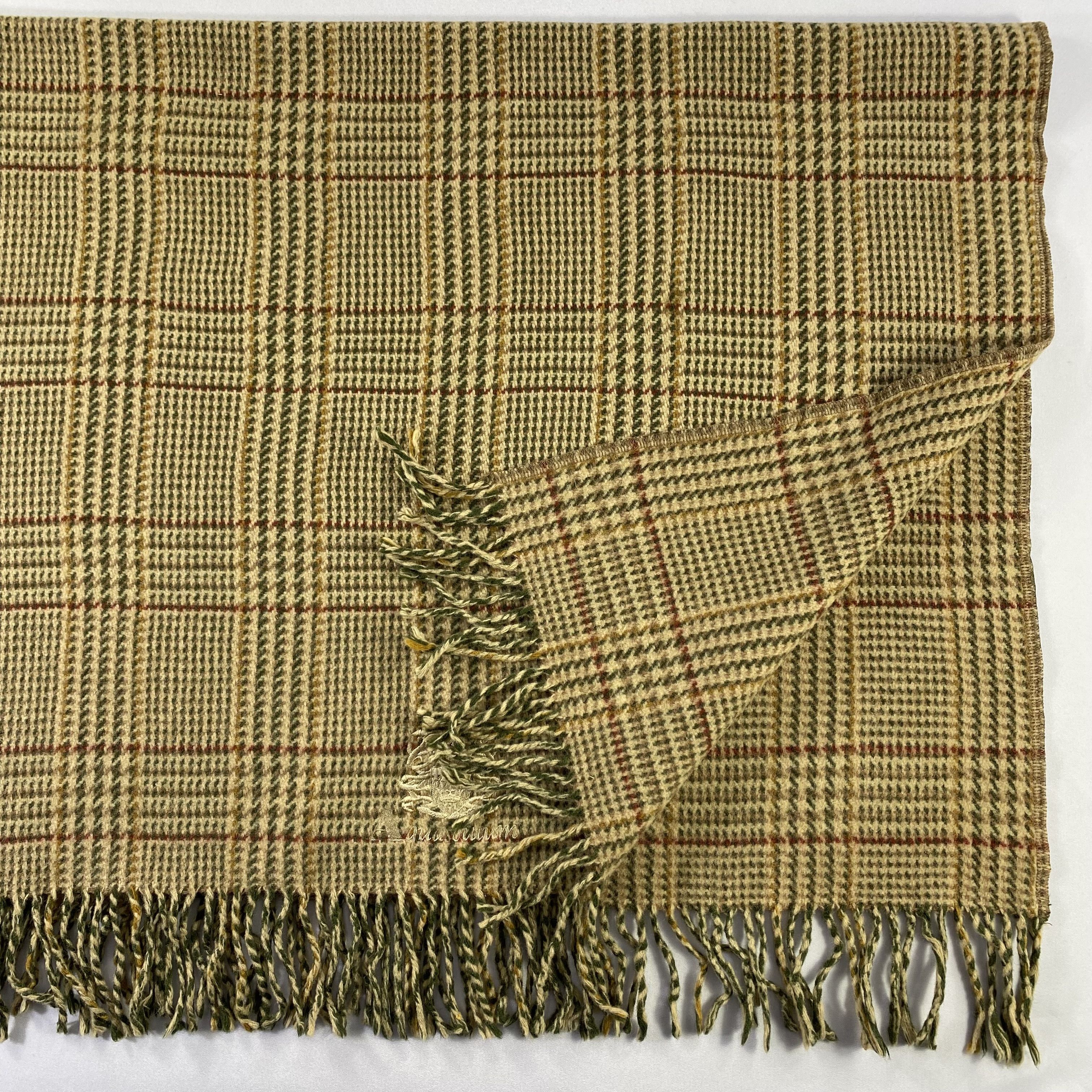 Aquascutum × Vintage Aquascutum Scarf Neck Wrap Big Size Muffler Size ONE SIZE - 3 Thumbnail