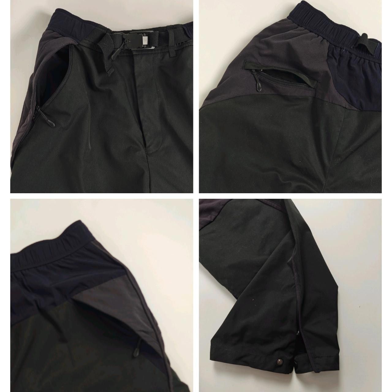 Other Black Panelled Waterproof Technical Trousers Size US 30 / EU 46 - 4 Thumbnail