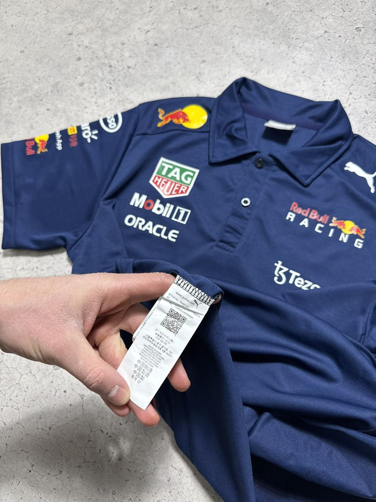 Puma Puma Red Bull Racing Vintage Polo Shirt Navy Size US S / EU 44-46 / 1 - 7 Thumbnail