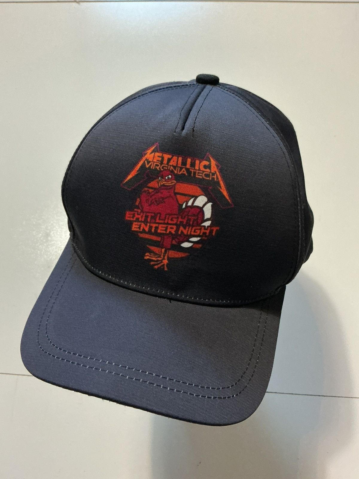 Metallica Metallica Virginia Tech Hokies M72 World Tour Strapback Hat Size ONE SIZE - 1 Thumbnail
