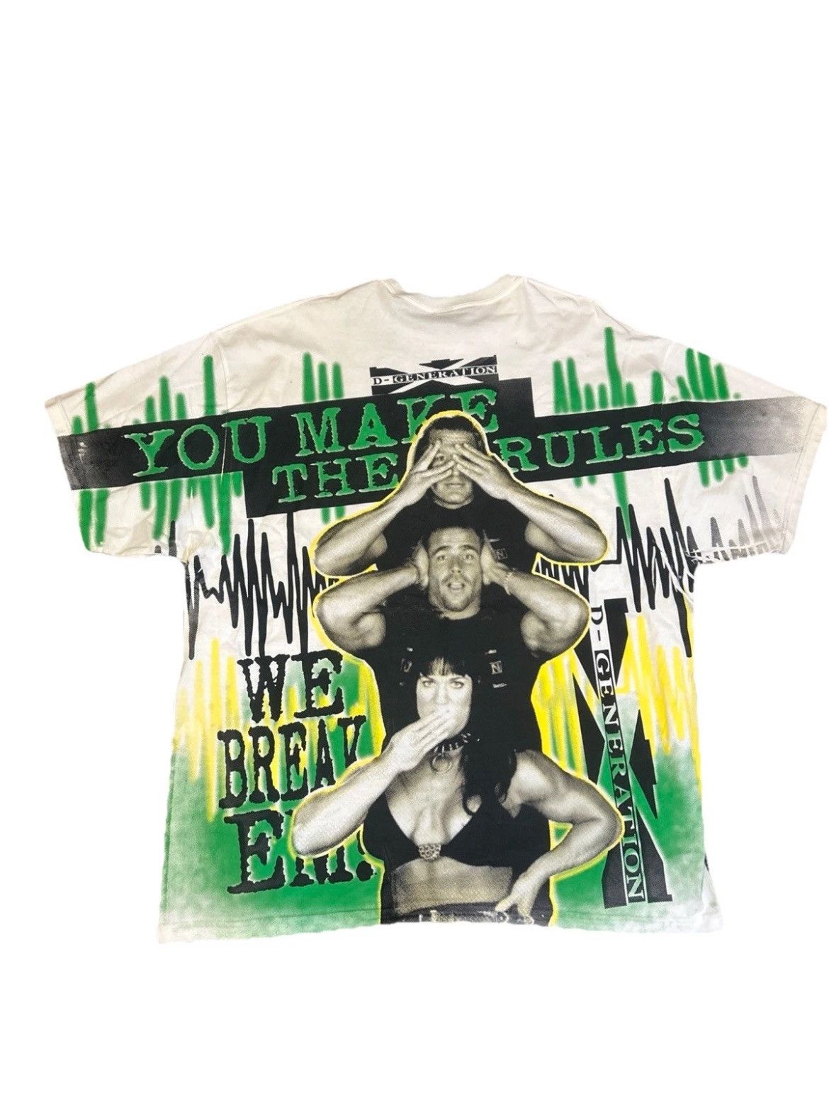 WWF D-Generation X T Shirt Rare Modern All Over Print 2XL WWF Size US XXL / EU 58 / 5 - 4 Thumbnail