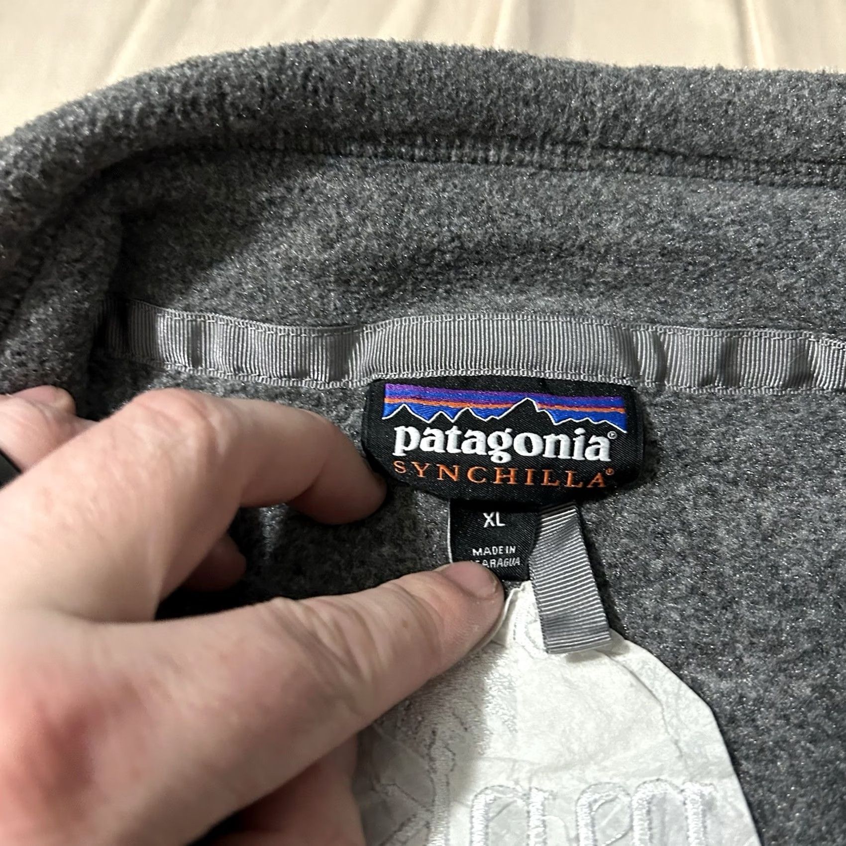 Patagonia Patagonia Synchilla Fleece Full Zip Vest Logo Men’s Size XL Size US XL / EU 56 / 4 - 4 Thumbnail