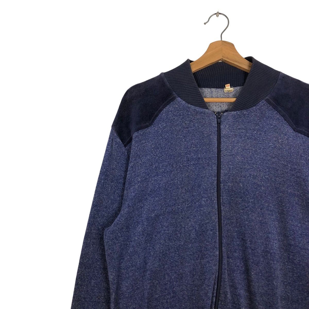 Japanese Brand 📌Vintage Velvet Jacket Made in Western Germany Opti Zipper Size US M / EU 48-50 / 2 - 9 Thumbnail
