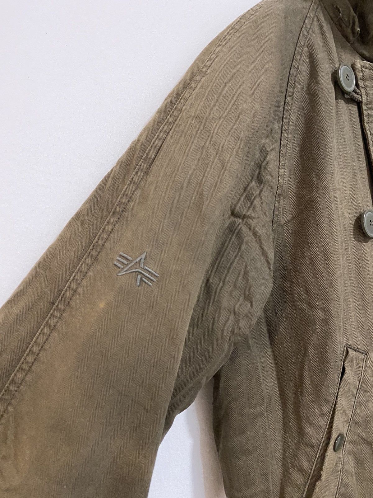 Vintage Rare Alpha Industries Military Jacket