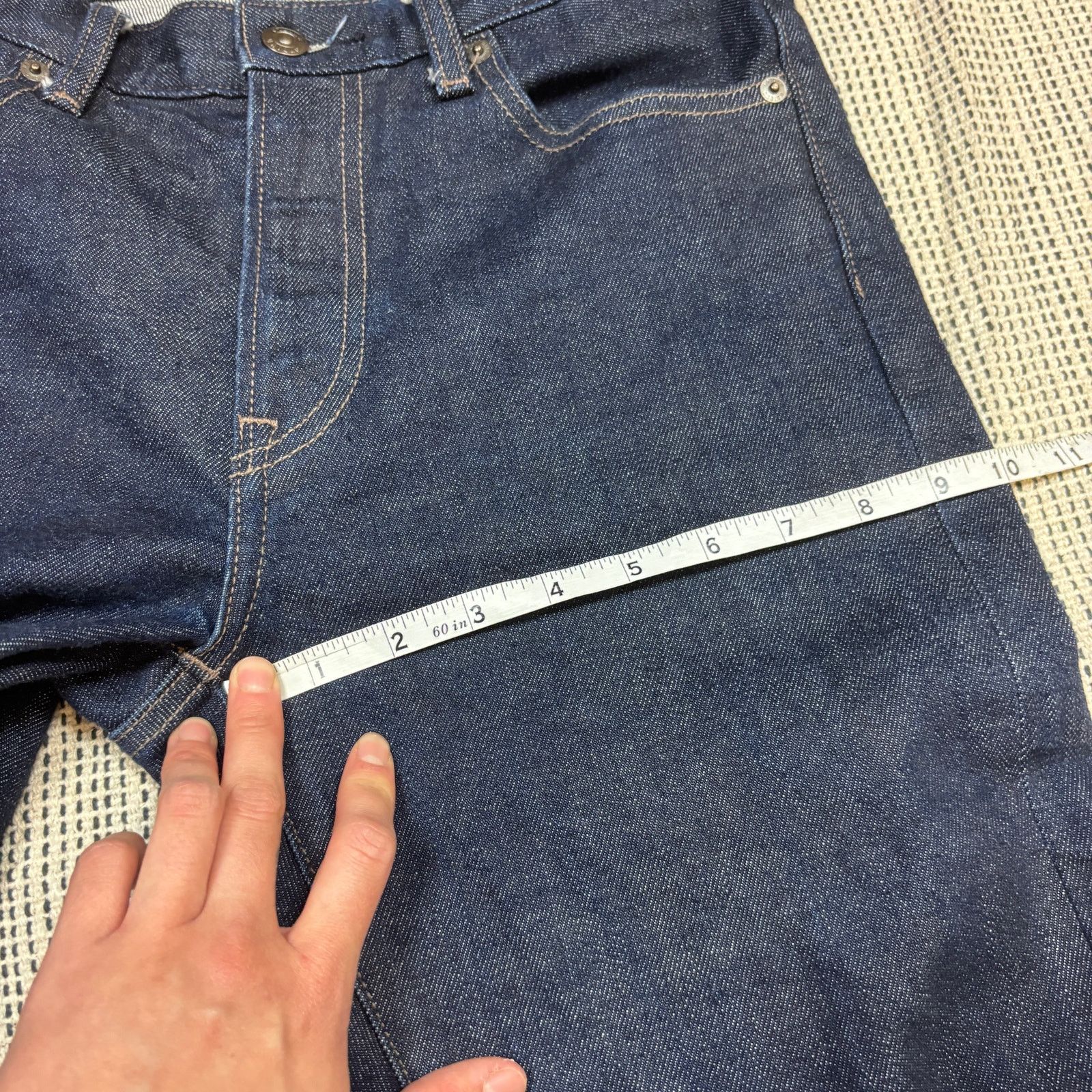 Uniqlo Uniqlo Kaihara Selvedge Slim Straight Mid Rise Jeans 29x32 Size US 29 - 9 Thumbnail