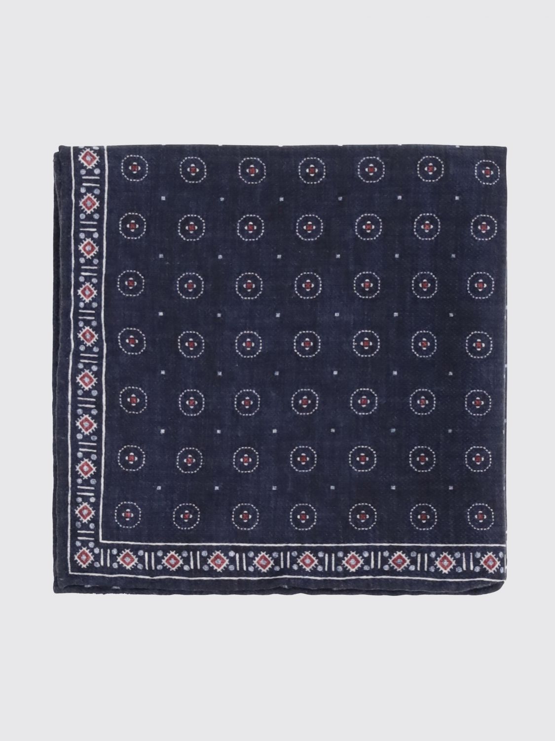 Brunello Cucinelli Brunello Cucinelli Pocket Square Men Navy Size ONE SIZE - 1 Thumbnail