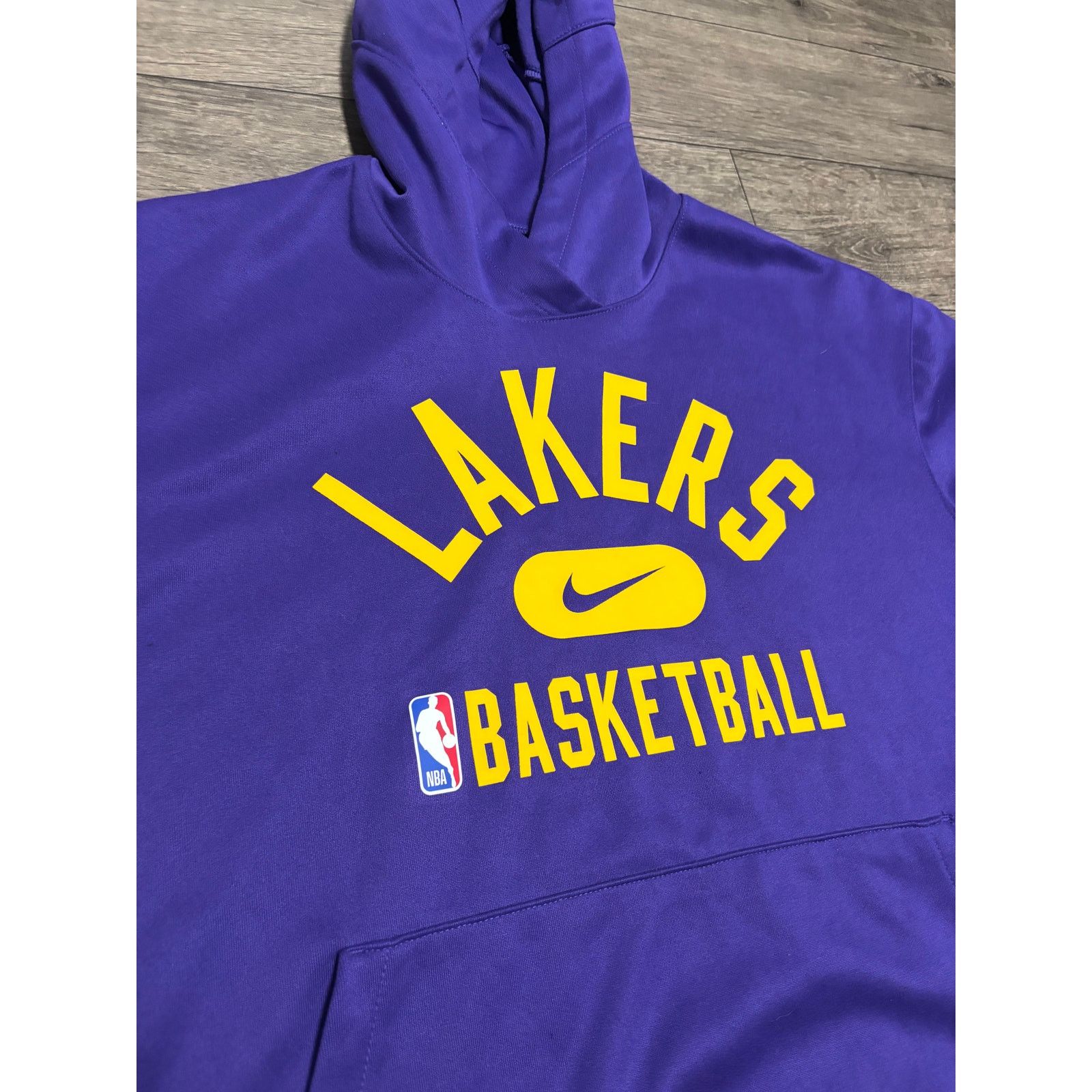 NBA × Nike Nike Los Angeles Laker Purple Hoodie Sz L Size US L / EU 52-54 / 3 - 2 Thumbnail