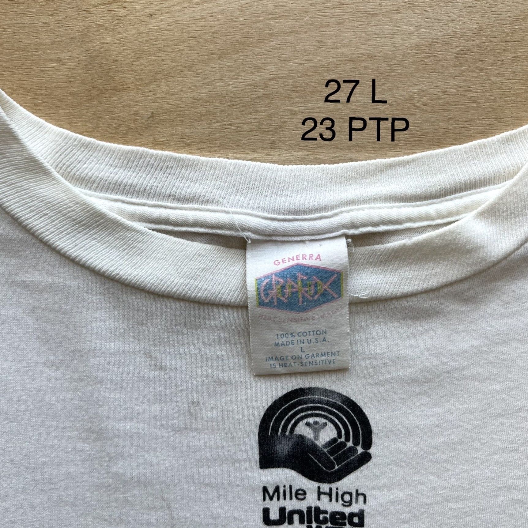 Vintage VINTAGE Turkey Trot Thanksgiving Shirt Large White 90s Long Sleeve Running Faded Size US L / EU 52-54 / 3 - 5 Thumbnail