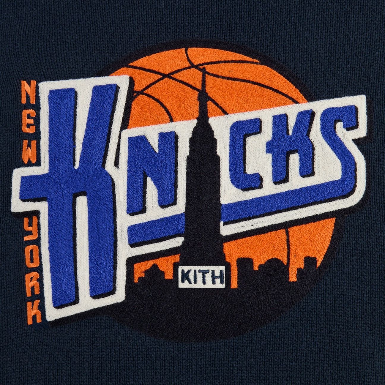 Kith Kith for NY Knicks Ball Lewis Sweater Nocturnal Size XL Size US XL / EU 56 / 4 - 4 Thumbnail