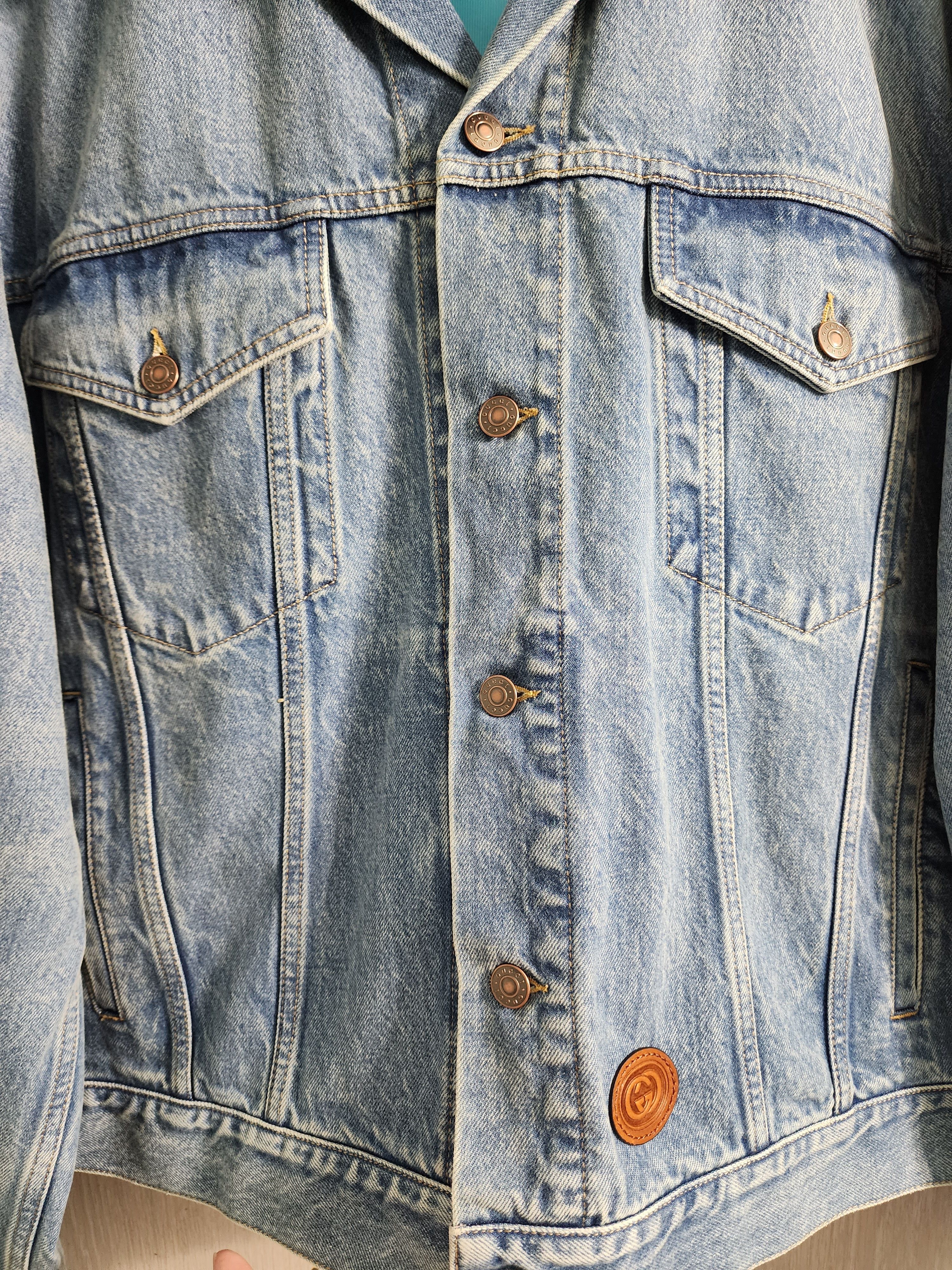 Disney × Gucci Donald Duck Embroidered Denim Jacket Size 56 Size US XXL / EU 58 / 5 - 6 Thumbnail