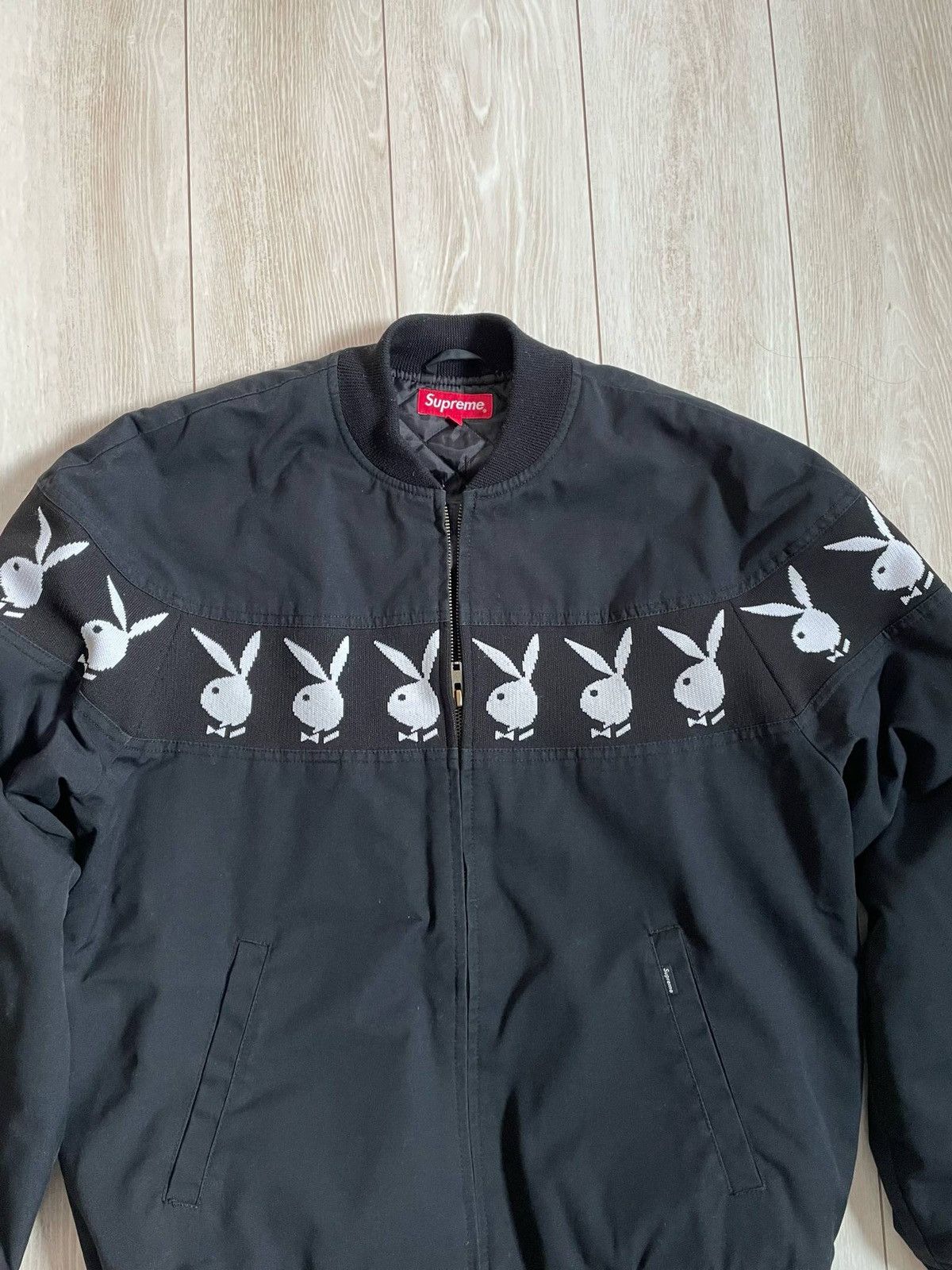 Supreme Used Supreme Playboy Crew Jacket Authentic Size M Rare