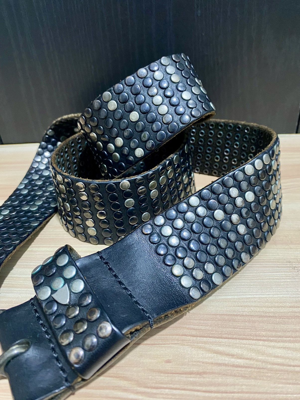 小物 HTC 10000 studs belt y2k archive HTC 10000 studs belt y2k archive