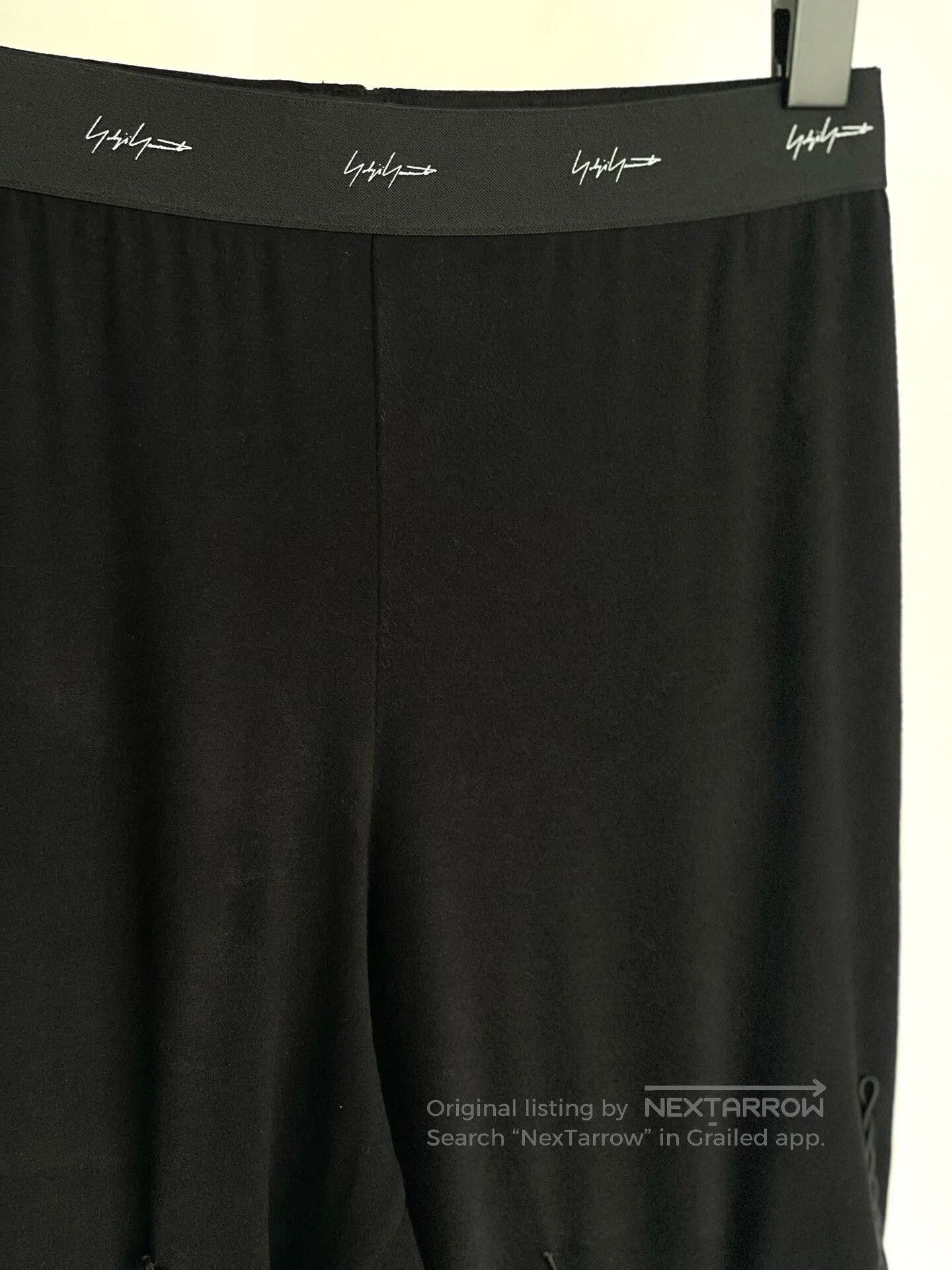Yohji Yamamoto Yohji Yamamoto Black Cutout Leggings. Size 23" - 6 Thumbnail