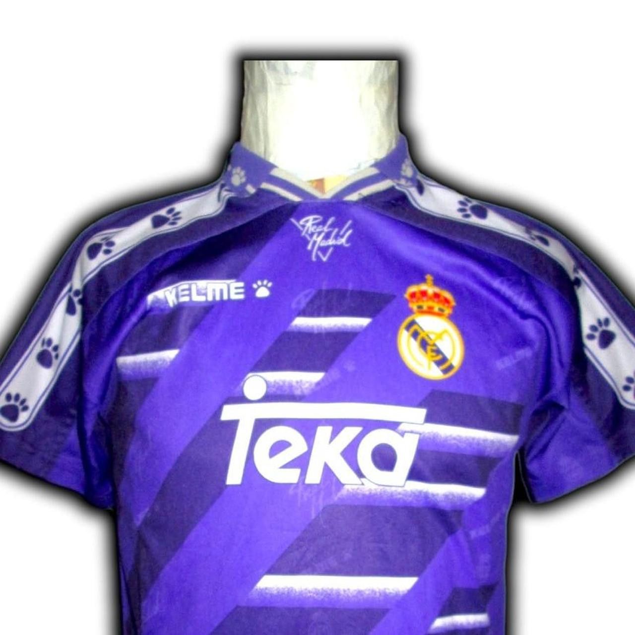 Other Real Madrid Spain 1994 1995 1996 Away Shirt Jersey Size US S / EU 44-46 / 1 - 1 Thumbnail