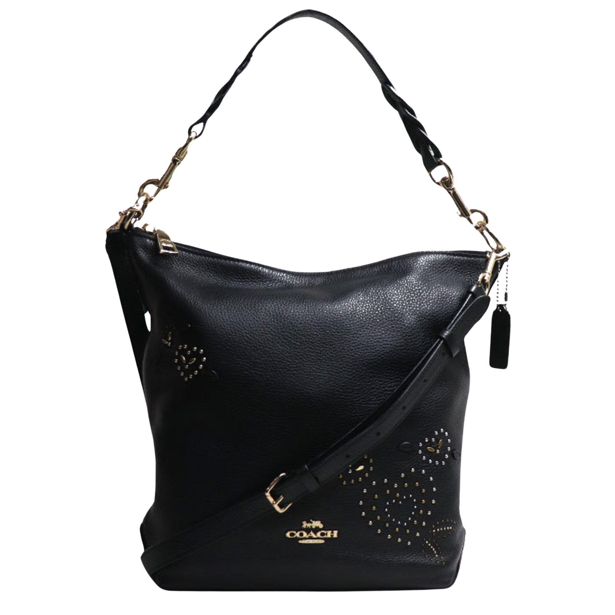 image of Coach Abby Shopper in Black, Women's