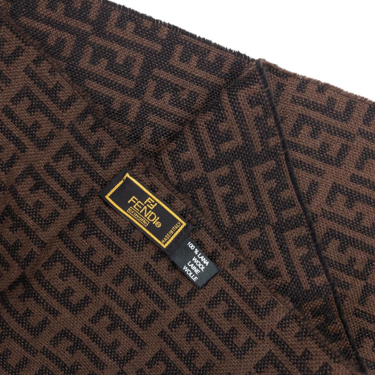 Fendi Vintage Fendi Monogram Wool Scarf Size ONE SIZE - 3 Thumbnail