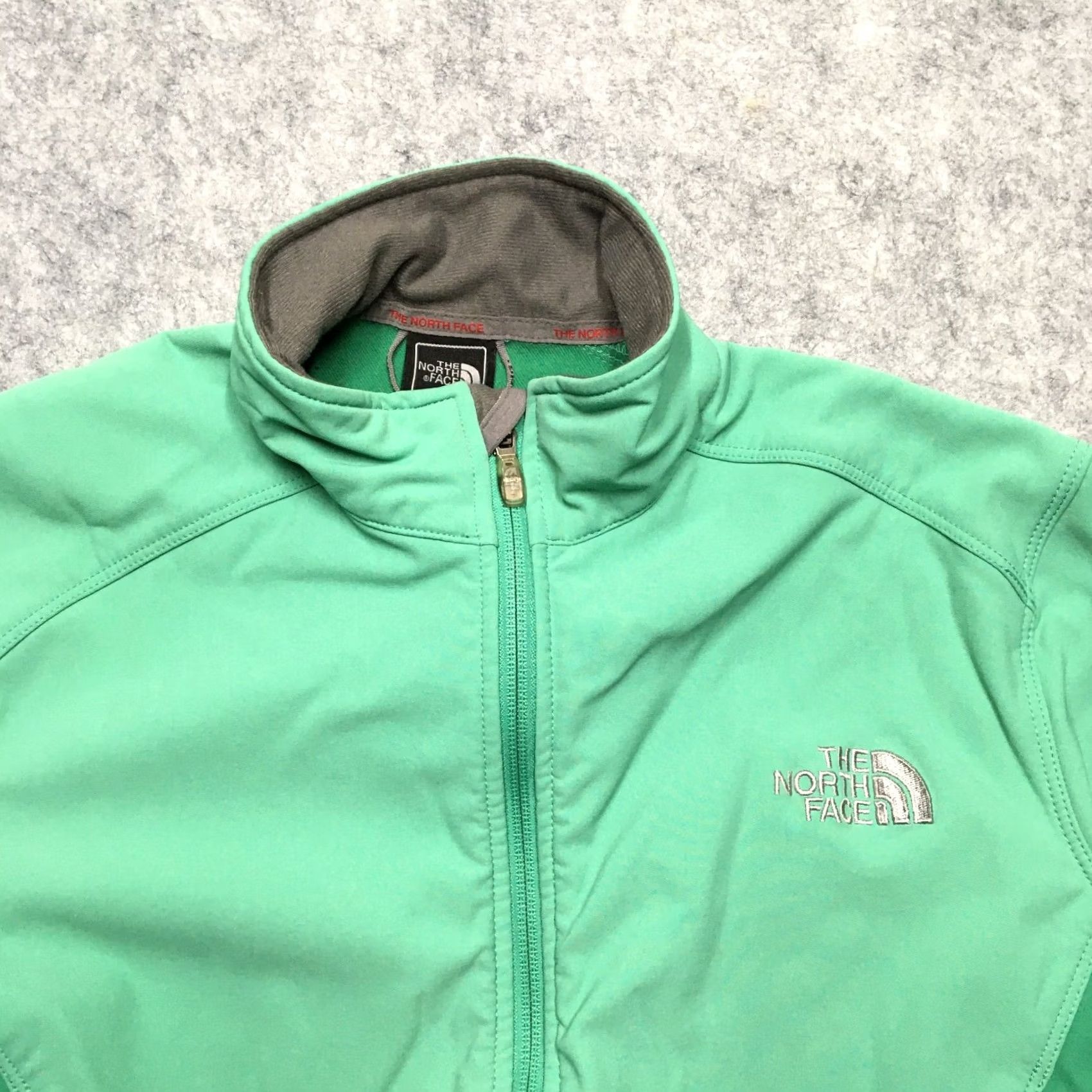The North Face The North Face Apex Softshell Jacket Womens L Sea Foam Green Performance Hike Size L / US 10 / IT 46 - 4 Thumbnail