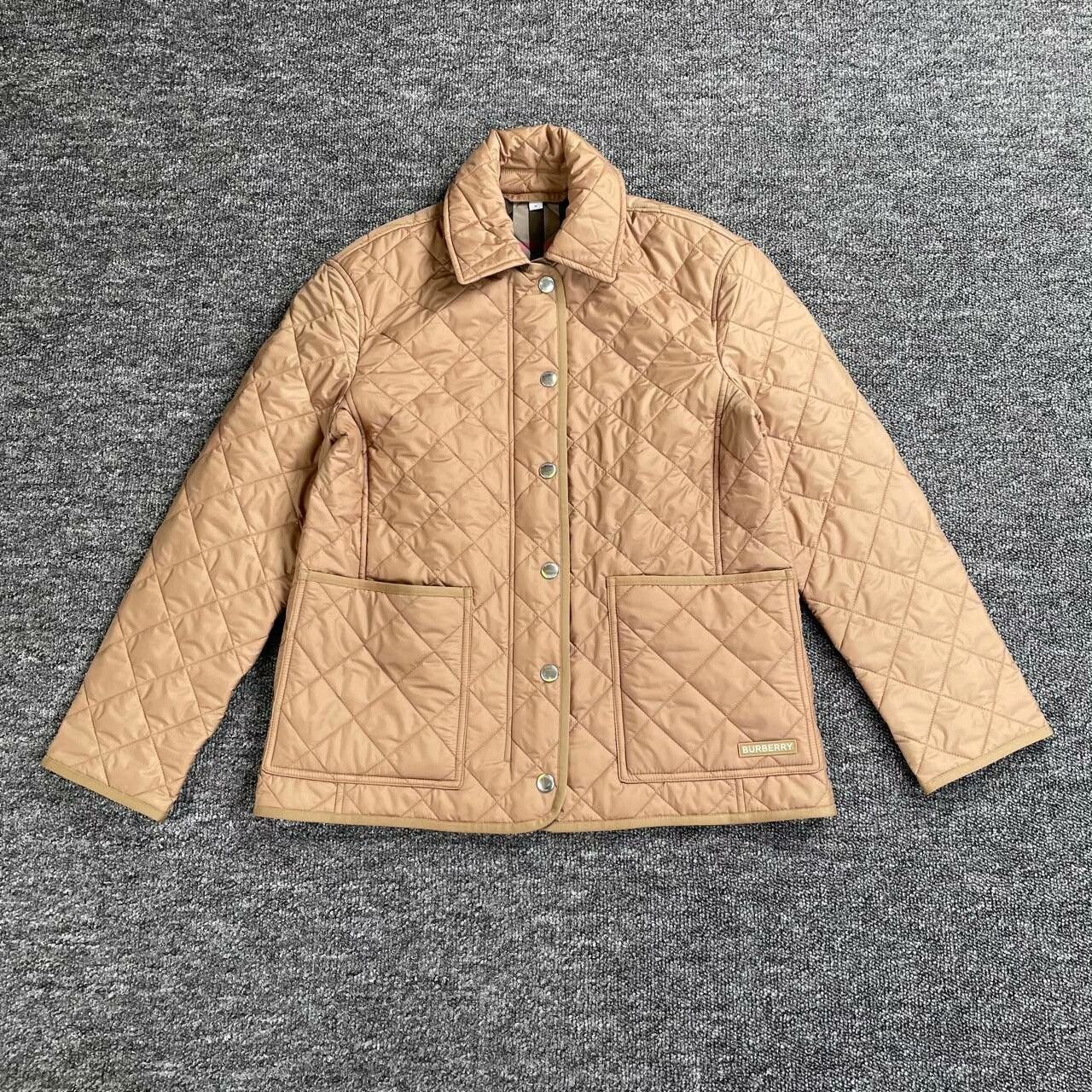Burberry Burberry Cotton Beige Down Jacket M Women Size M / US 6-8 / IT 42-44 - 1 Thumbnail
