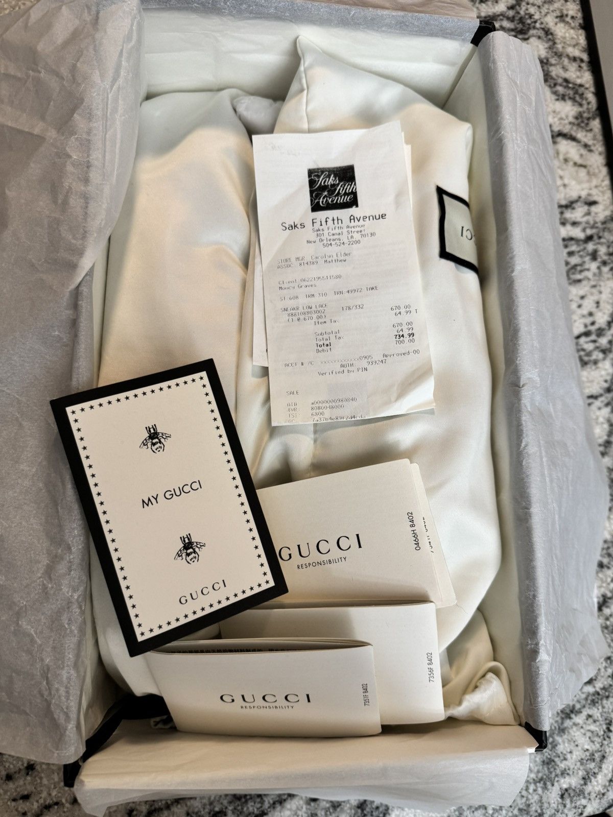 Gucci Gucci Ace embroidered “Loved” sneaker Size US 6.5 / EU 39-40 - 13 Thumbnail