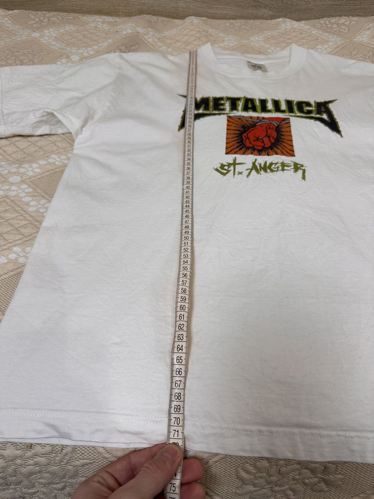 Metallica 🔥 Metallica St. Anger 2003 Rock Album Band T Shirt Metal Y2K Size US XL / EU 56 / 4 - 9 Thumbnail