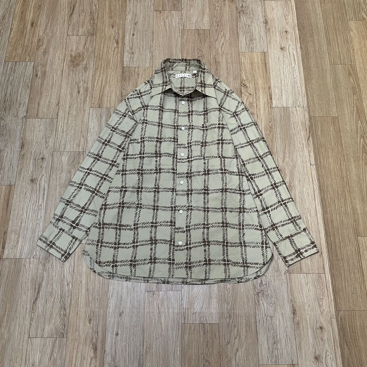Marni Marni Uniqlo Pattern Button Up Shirt Size US L / EU 52-54 / 3 - 1 Thumbnail