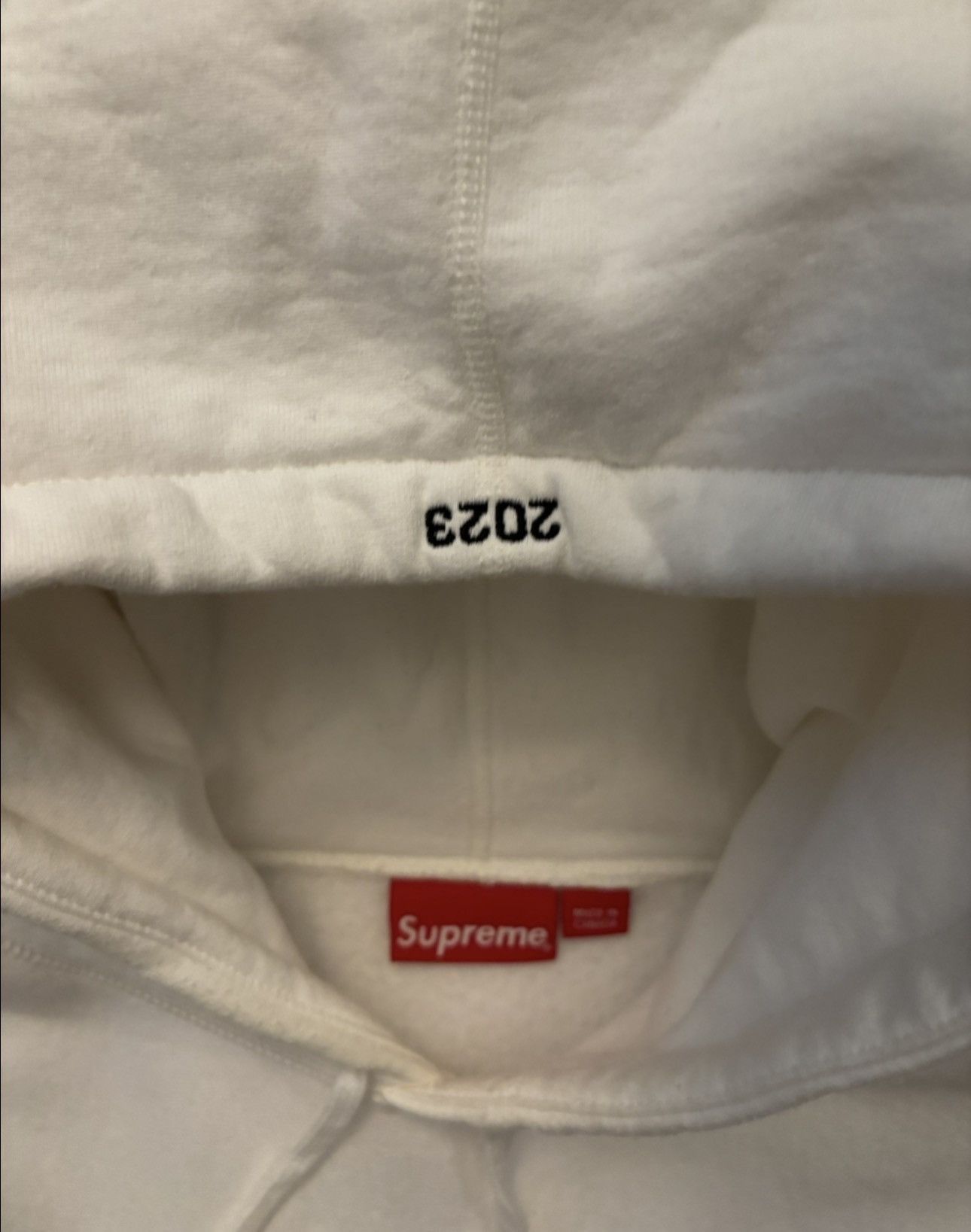 Supreme Supreme White Motion Logo Hoodie Sweatshirt (SS23) - XL Size US XL / EU 56 / 4 - 4 Thumbnail