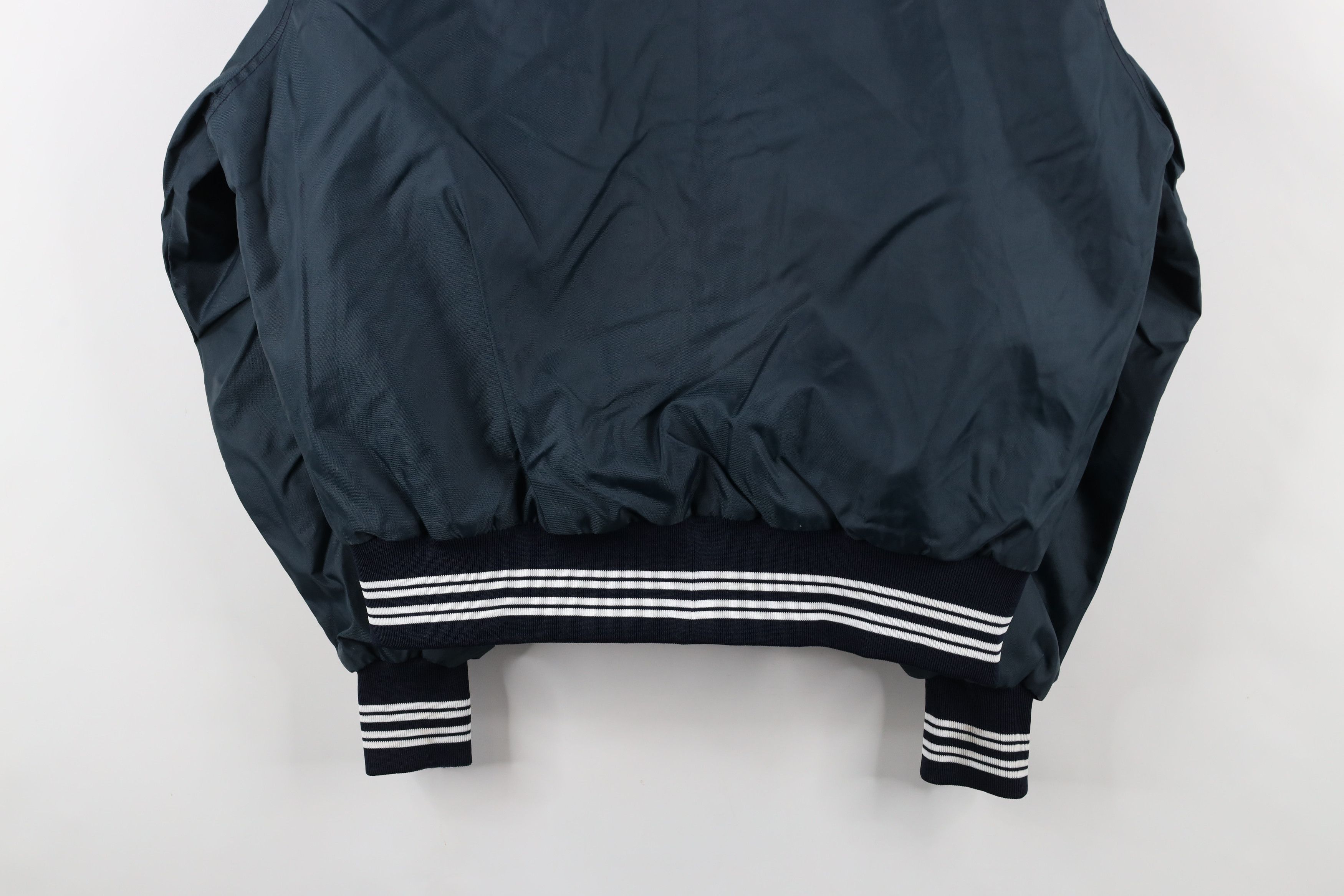 Vintage Vintage 80s 90s Bartlett Nuclear Satin Bomber Jacket USA Size US L / EU 52-54 / 3 - 15 Thumbnail