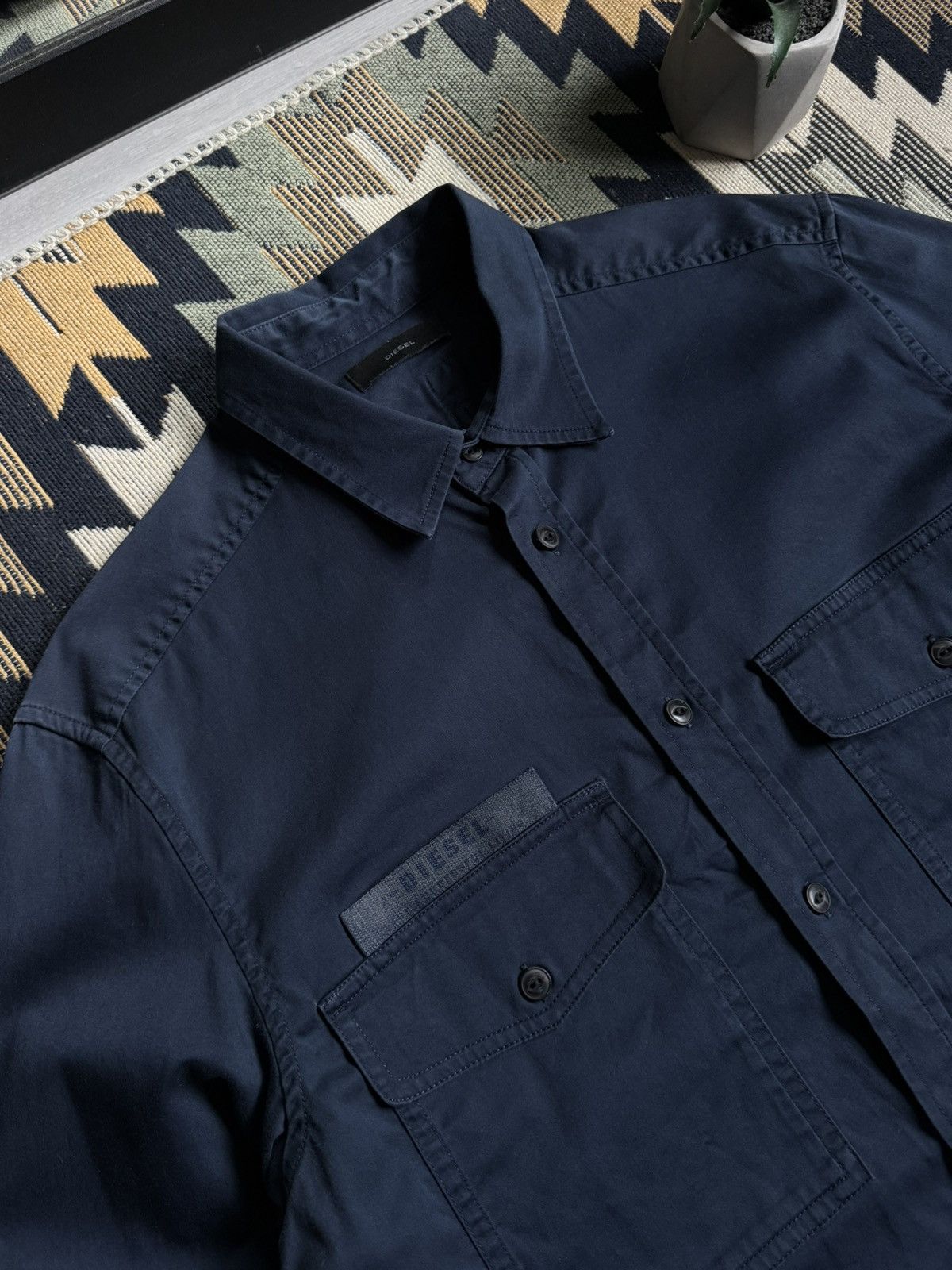 Diesel Diesel Avantgarde Y2K Button Up Shirt Size US L / EU 52-54 / 3 - 7 Thumbnail