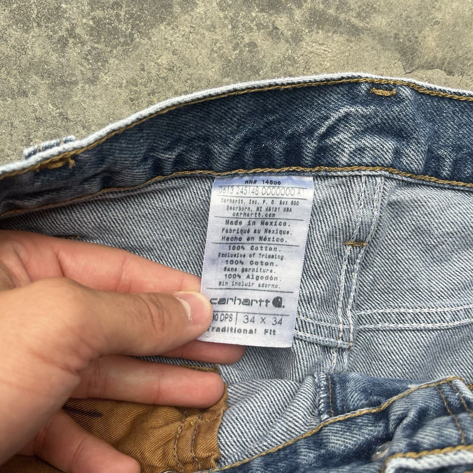 Carhartt Vintage Carhartt Jeans Men’s 34 X 34 Medium Wash Western Wor Size US 34 / EU 50 - 6 Thumbnail